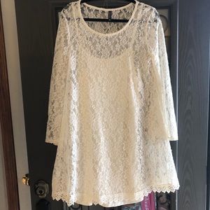 Off white lace dress